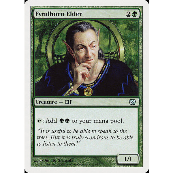 Magic: The Gathering Fyndhorn Elder (251) Lightly Played