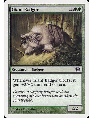 Magic: The Gathering Giant Badger (253) Lightly Played