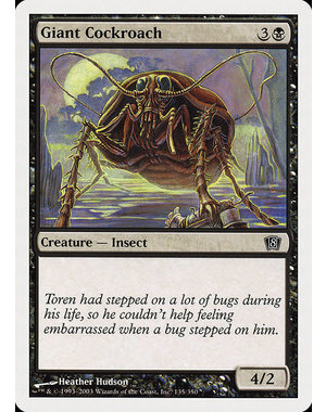 Magic: The Gathering Giant Cockroach (135) Lightly Played