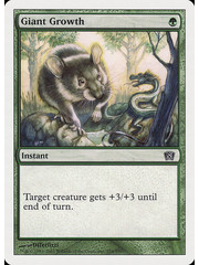 Magic: The Gathering Giant Growth (254) Lightly Played
