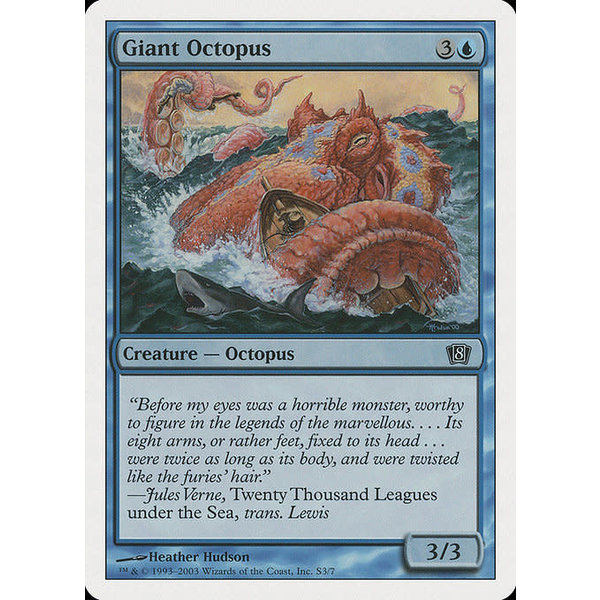 Magic: The Gathering Giant Octopus (S3) Damaged