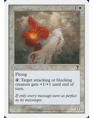 Magic: The Gathering Angelic Page (001) Lightly Played