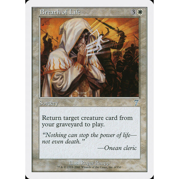 Magic: The Gathering Breath of Life (004) Moderately Played