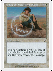Magic: The Gathering Circle of Protection: White (010) Lightly Played