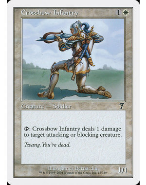 Magic: The Gathering Crossbow Infantry (012) Lightly Played