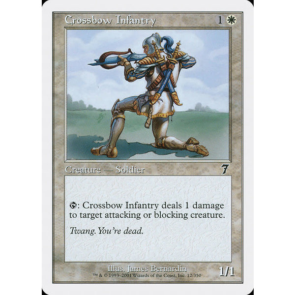 Magic: The Gathering Crossbow Infantry (012) Lightly Played