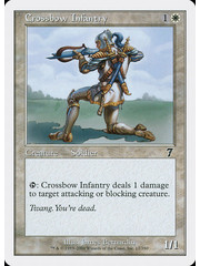 Magic: The Gathering Crossbow Infantry (012) Moderately Played