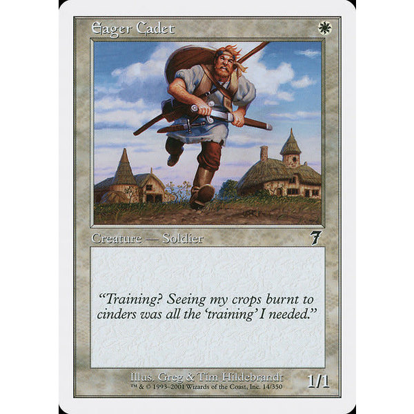 Magic: The Gathering Eager Cadet (014) Lightly Played