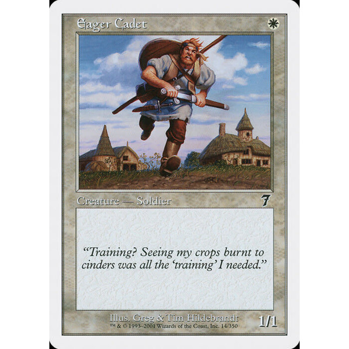 Magic: The Gathering Eager Cadet (014) Lightly Played