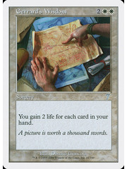 Magic: The Gathering Gerrard's Wisdom (016) Lightly Played Foil