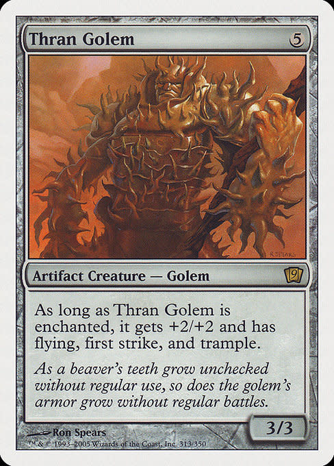 Magic: The Gathering Thran Golem (313) Lightly Played - Kingslayer Games Magic: The Gathering Thran Golem (313) Lightly Played - Kingslayer Games