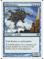 Magic: The Gathering Tidal Kraken (105) Moderately Played