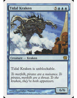 Magic: The Gathering Tidal Kraken (105) Moderately Played