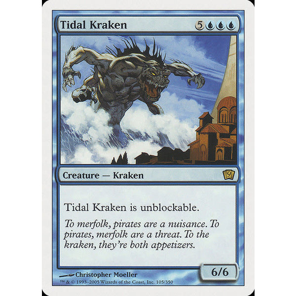 Magic: The Gathering Tidal Kraken (105) Moderately Played