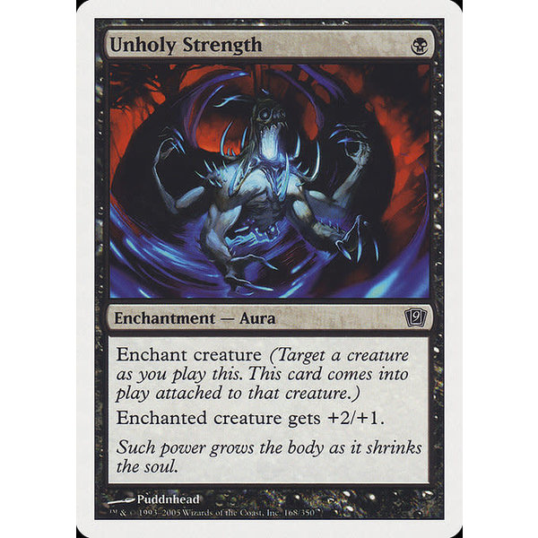 Magic: The Gathering Unholy Strength (168) Lightly Played Foil