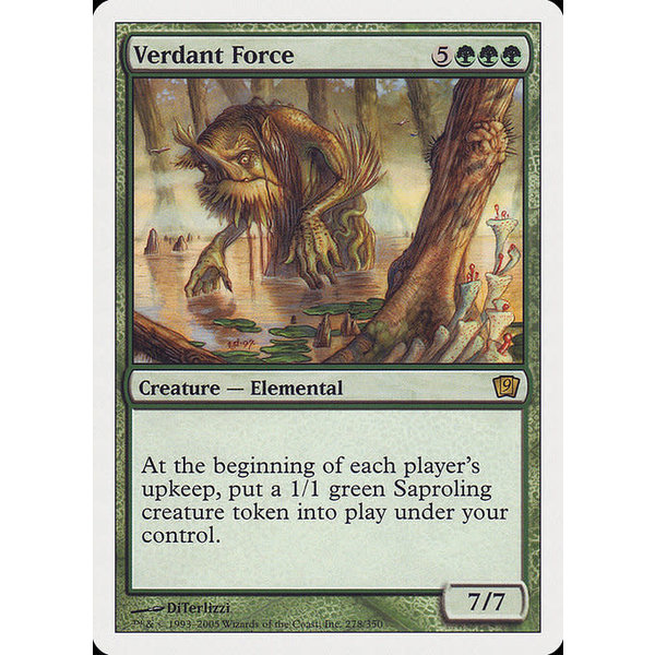 Magic: The Gathering Verdant Force (278) Damaged