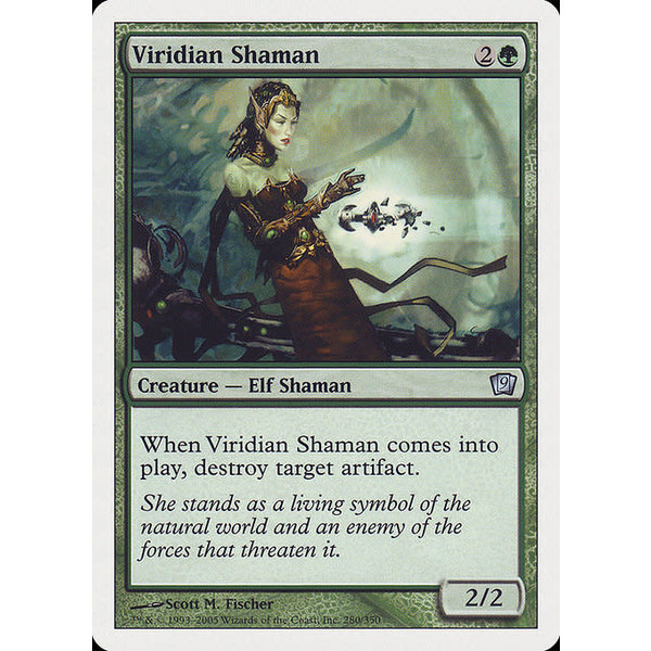 Magic: The Gathering Viridian Shaman (280) Moderately Played