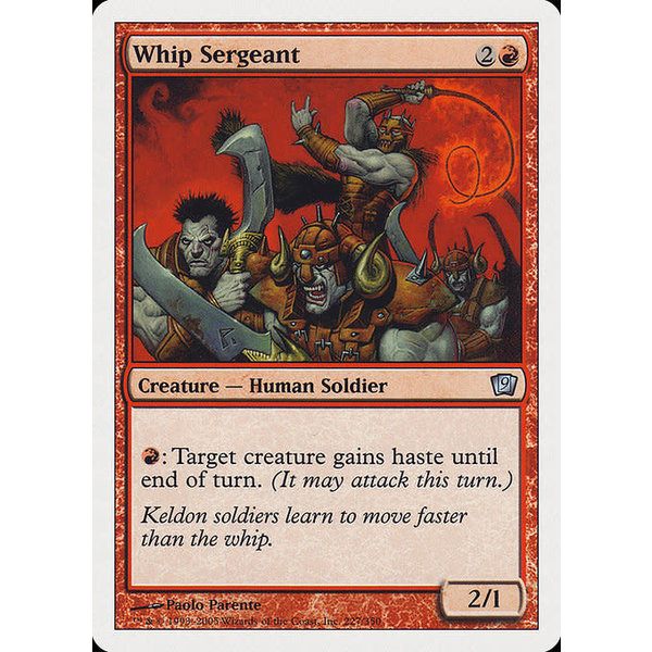 Magic: The Gathering Whip Sergeant (227) Lightly Played