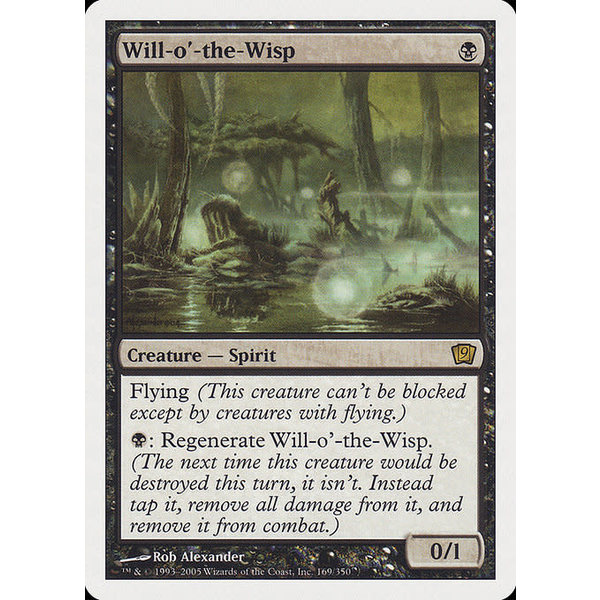 Magic: The Gathering Will-o'-the-Wisp (169) Lightly Played