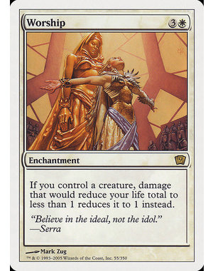 Magic: The Gathering Worship (055) Lightly Played