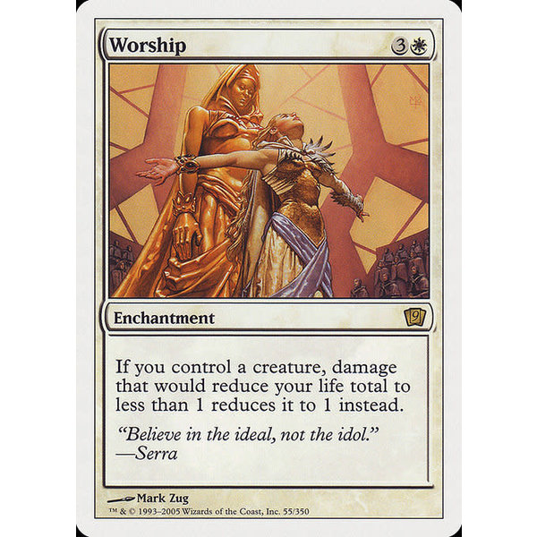 Magic: The Gathering Worship (055) Lightly Played