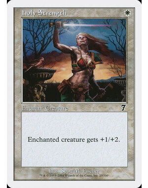 Magic: The Gathering Holy Strength (020) Lightly Played