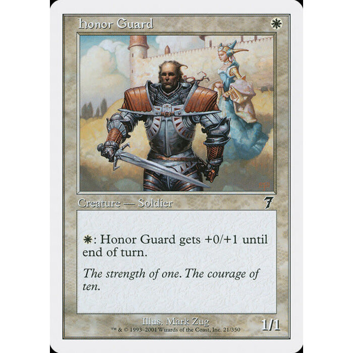 Magic: The Gathering Honor Guard (021) Lightly Played