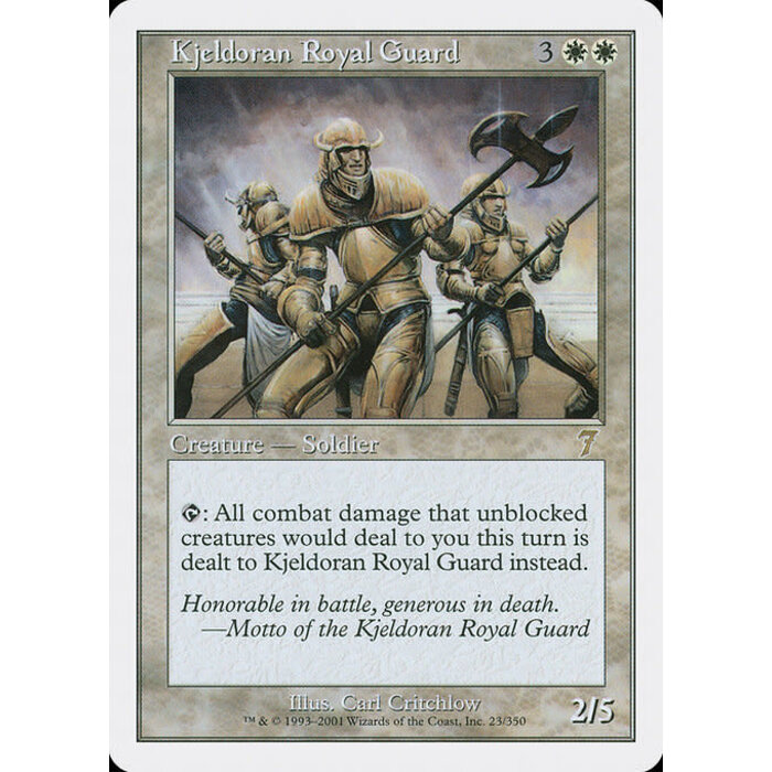 Magic: The Gathering Kjeldoran Royal Guard (023) Lightly Played