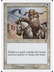Magic: The Gathering Knight Errant (024) Heavily Played