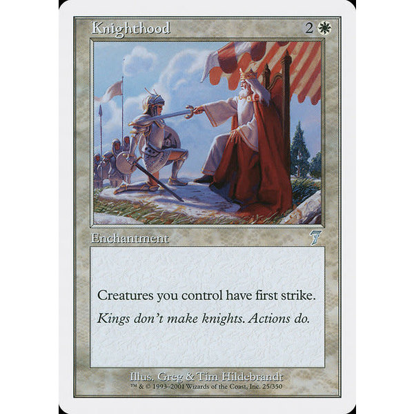 Magic: The Gathering Knighthood (025) Lightly Played