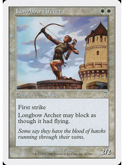 Magic: The Gathering Longbow Archer (026) Lightly Played