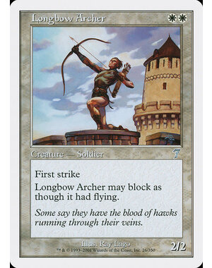 Magic: The Gathering Longbow Archer (026) Lightly Played