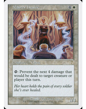 Magic: The Gathering Master Healer (027) Lightly Played