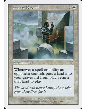 Magic: The Gathering Sacred Ground (036) Heavily Played