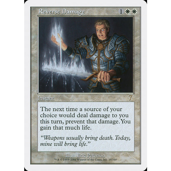 Magic: The Gathering Reverse Damage (034) Lightly Played