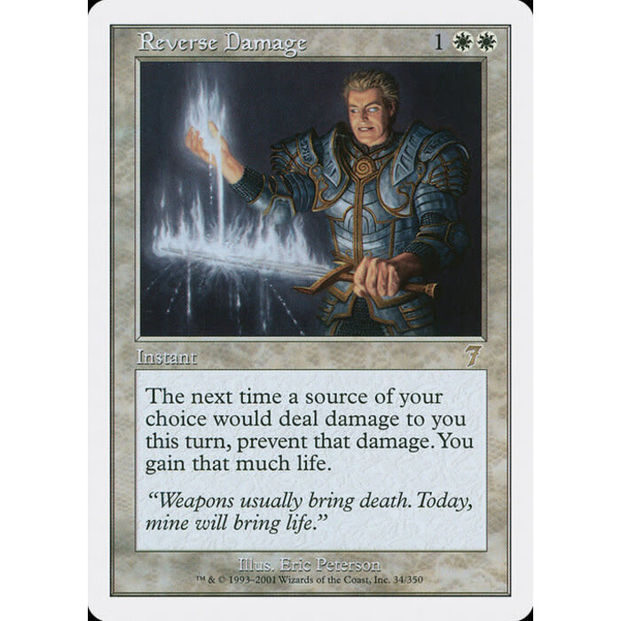Magic: The Gathering Reverse Damage (034) Lightly Played