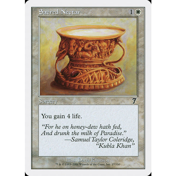 Magic: The Gathering Sacred Nectar (037) Lightly Played