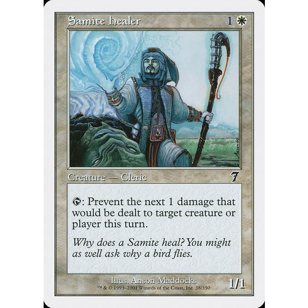 Magic: The Gathering Samite Healer (038) Lightly Played