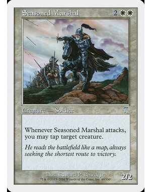 Magic: The Gathering Seasoned Marshal (040) Lightly Played