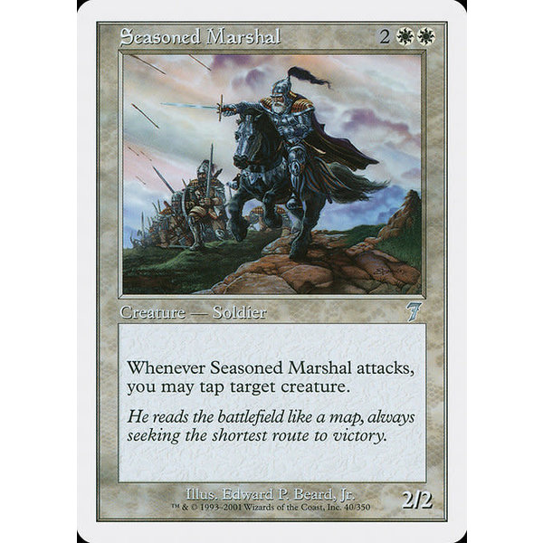 Magic: The Gathering Seasoned Marshal (040) Lightly Played