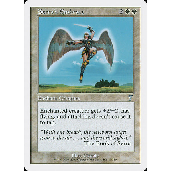 Magic: The Gathering Serra's Embrace (043) Lightly Played