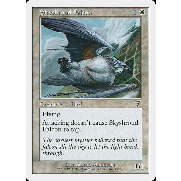 Magic: The Gathering Skyshroud Falcon (045) Lightly Played