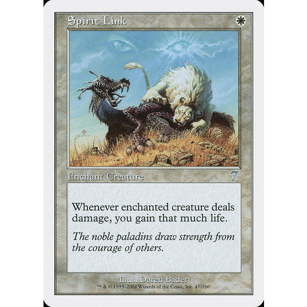 Magic: The Gathering Spirit Link (047) Lightly Played