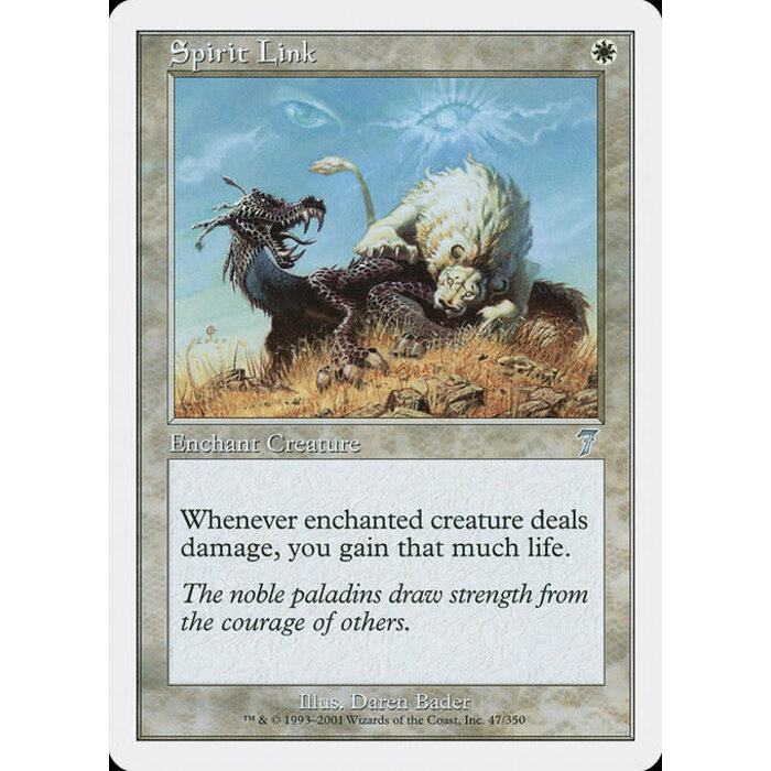 Magic: The Gathering Spirit Link (047) Lightly Played