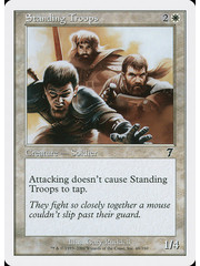 Magic: The Gathering Standing Troops (048) Lightly Played