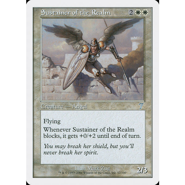 Magic: The Gathering Sustainer of the Realm (052) Lightly Played