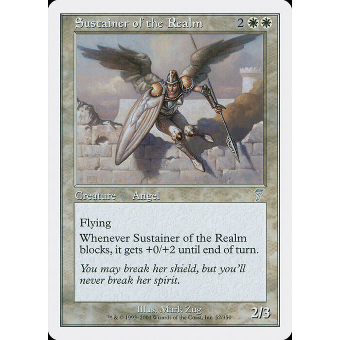Magic: The Gathering Sustainer of the Realm (052) Lightly Played