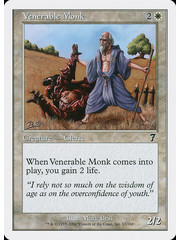 Magic: The Gathering Venerable Monk (053) Lightly Played