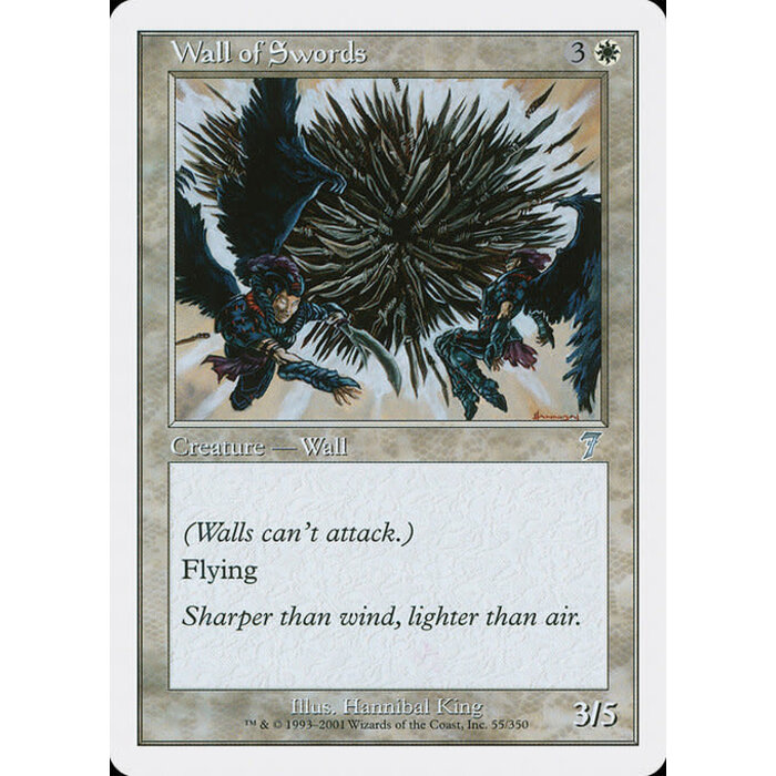 Magic: The Gathering Wall of Swords (055) Lightly Played