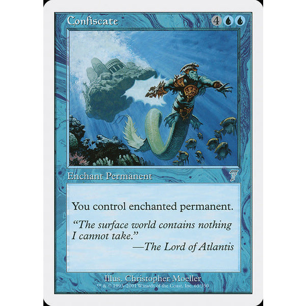 Magic: The Gathering Confiscate (065) Lightly Played